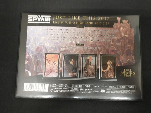 DVD SPYAIR JUST LIKE THIS 2017(通常版)_画像2