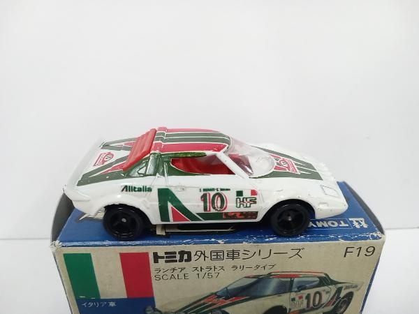 トミカ LANCIA STRATOS RALLY TYPE F19 1/57 日本製 ランチア・ストラトス_画像3