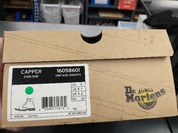 Dr.Martens Dr. Martens |CAPPER OXBLOOD|16058601| other boots | size UK6 store receipt possible 
