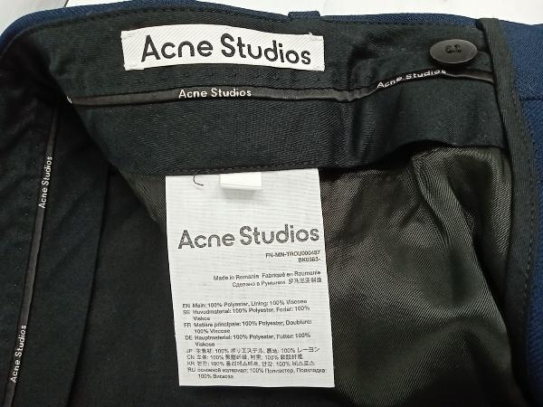 Acne Studios アクネ ストゥディオズ FN-MN-TROU000487 Tailored Trousers スラックス ネイビー サイズ50 LLサイズ相当 メンズ_画像5