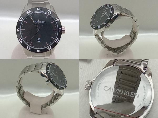 【Calvin Klein】 K9R 31C クォーツ 10BAR R5.12月電池交換済み 腕時計 中古_画像2