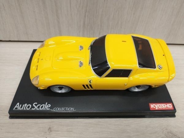 現状品 ミニカー KYOSHO Auto Scale COLLECTiON イエロー フェラーリ 全長約17cm_画像2