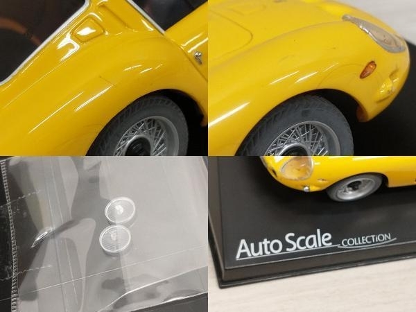 現状品 ミニカー KYOSHO Auto Scale COLLECTiON イエロー フェラーリ 全長約17cm_画像7