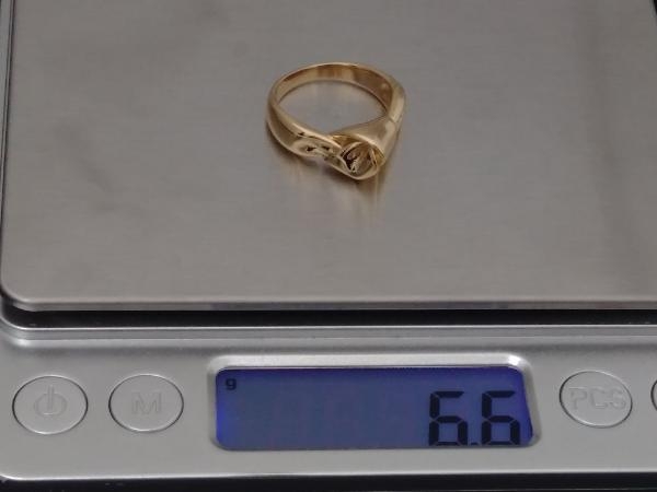 MIKIMOTO K18 #11 6.6g лента узор кольцо магазин квитанция возможно 