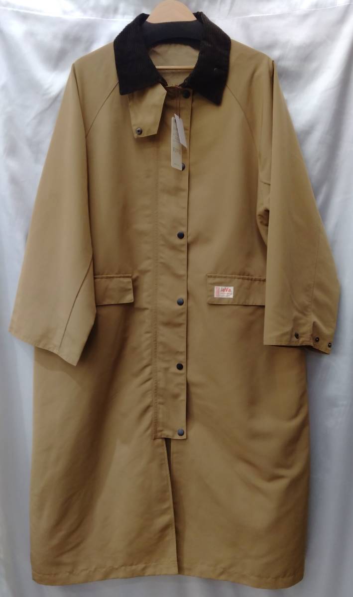  прекрасный товар не использовался JaVa Java весеннее пальто мужской Like Work пальто размер M бежевый вельвет длинный женский 
