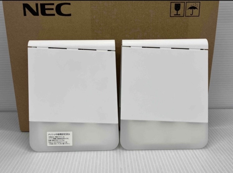 NEC Aterm WX1800HP Wi-Fiホームルーター (AM-AX1800 HP(MC)＋AM-AX1800HP(MA)) 2個セット_画像3