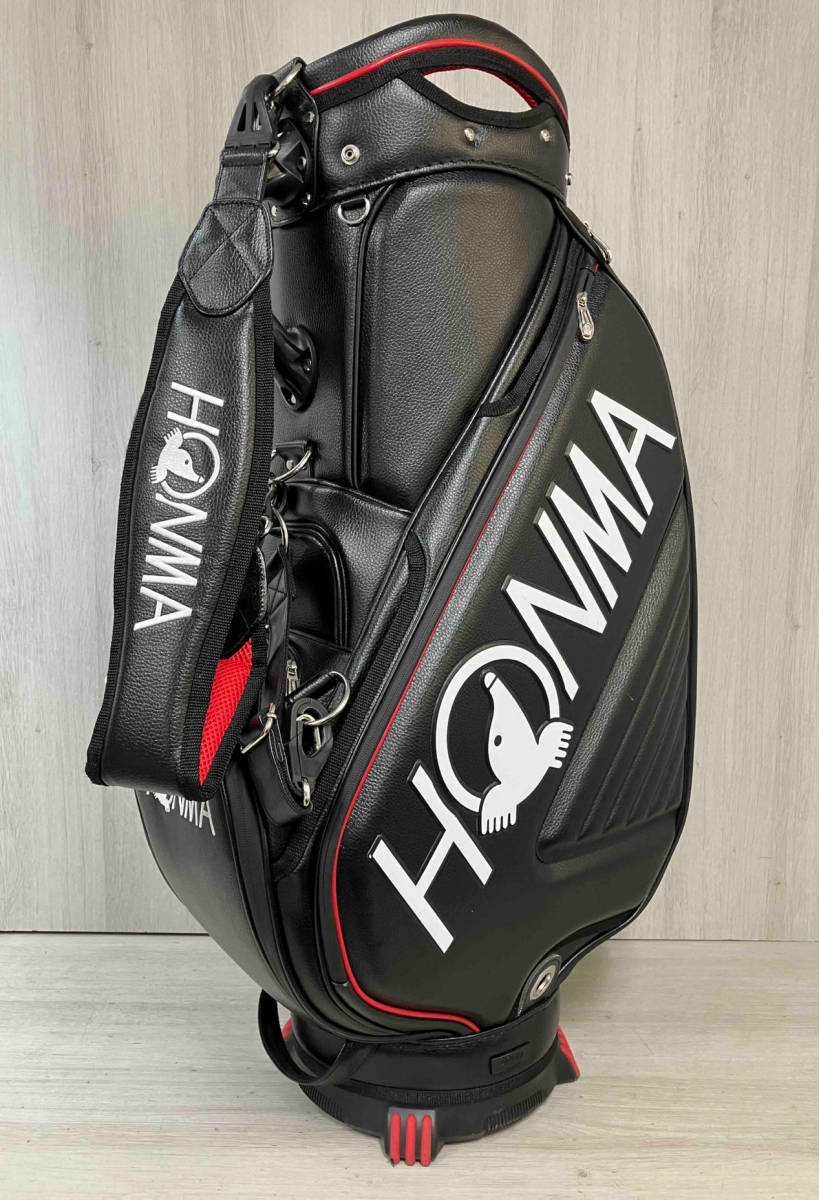 キャディバッグ HONMA GOLF ブラック CB12001 2020年モデル_画像1