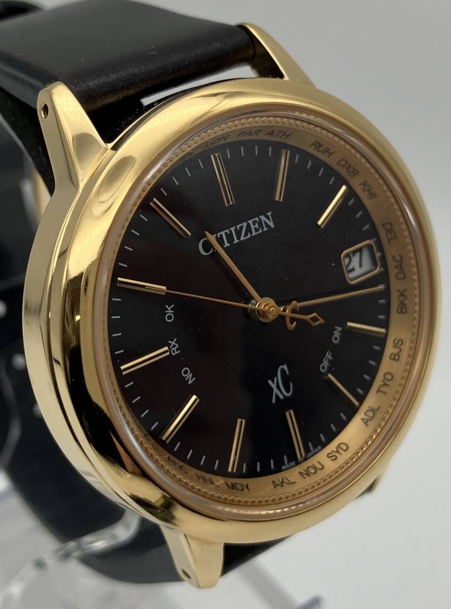 CITIZEN シチズン xC クロスシー H149-T022766 電波 ソーラー プティローブノアー ブラック 本体のみ_画像3