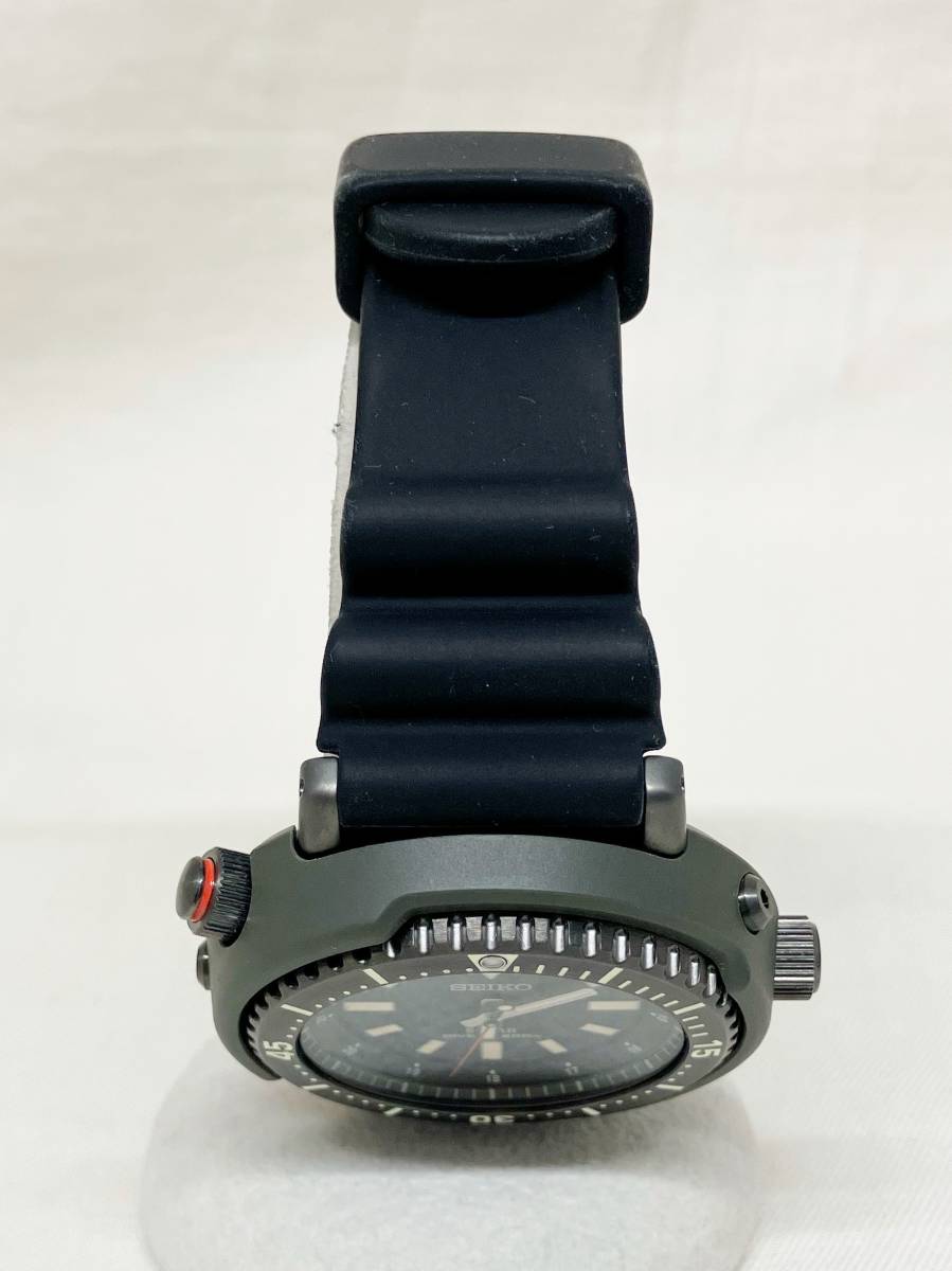 SEIKO セイコー ダイバースキューバ H851-00B0 電波ソーラー 付属品なし 腕時計_画像4