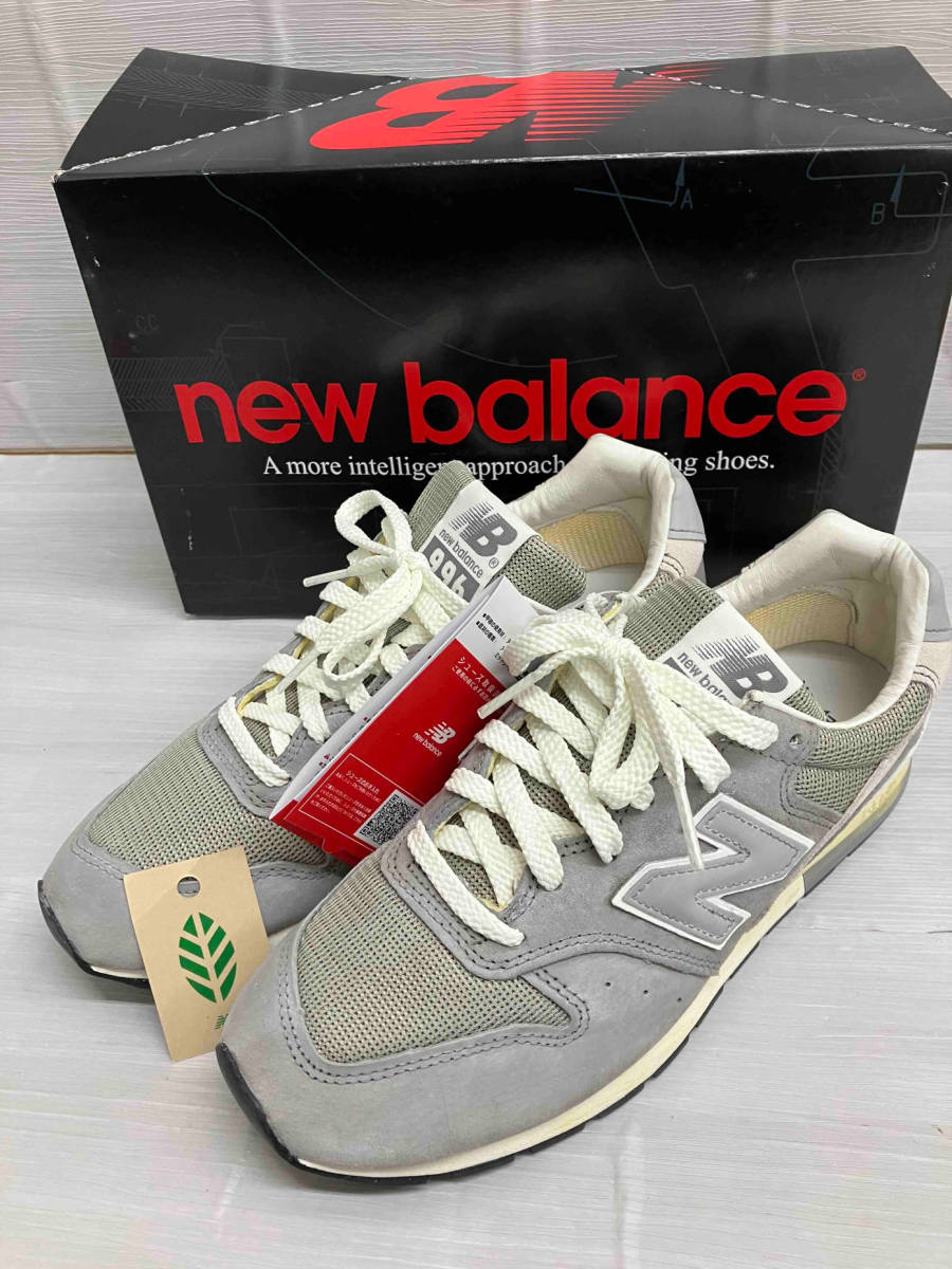 new balance 996 ニューバランス メンズ レディース スニーカー CM996HJ2 グレー 25.5cm 美品 タグ付き