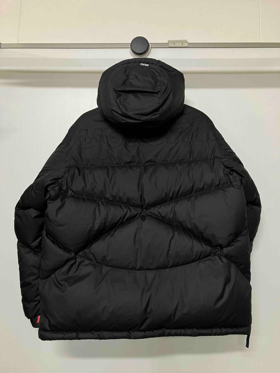 TheNorthFace Supreme ノースフェイス ダウンジャケット 22AW 800-Fill HarfZip HoodePullover プルオーバー Mサイズ ブラック メンズ冬物_画像2