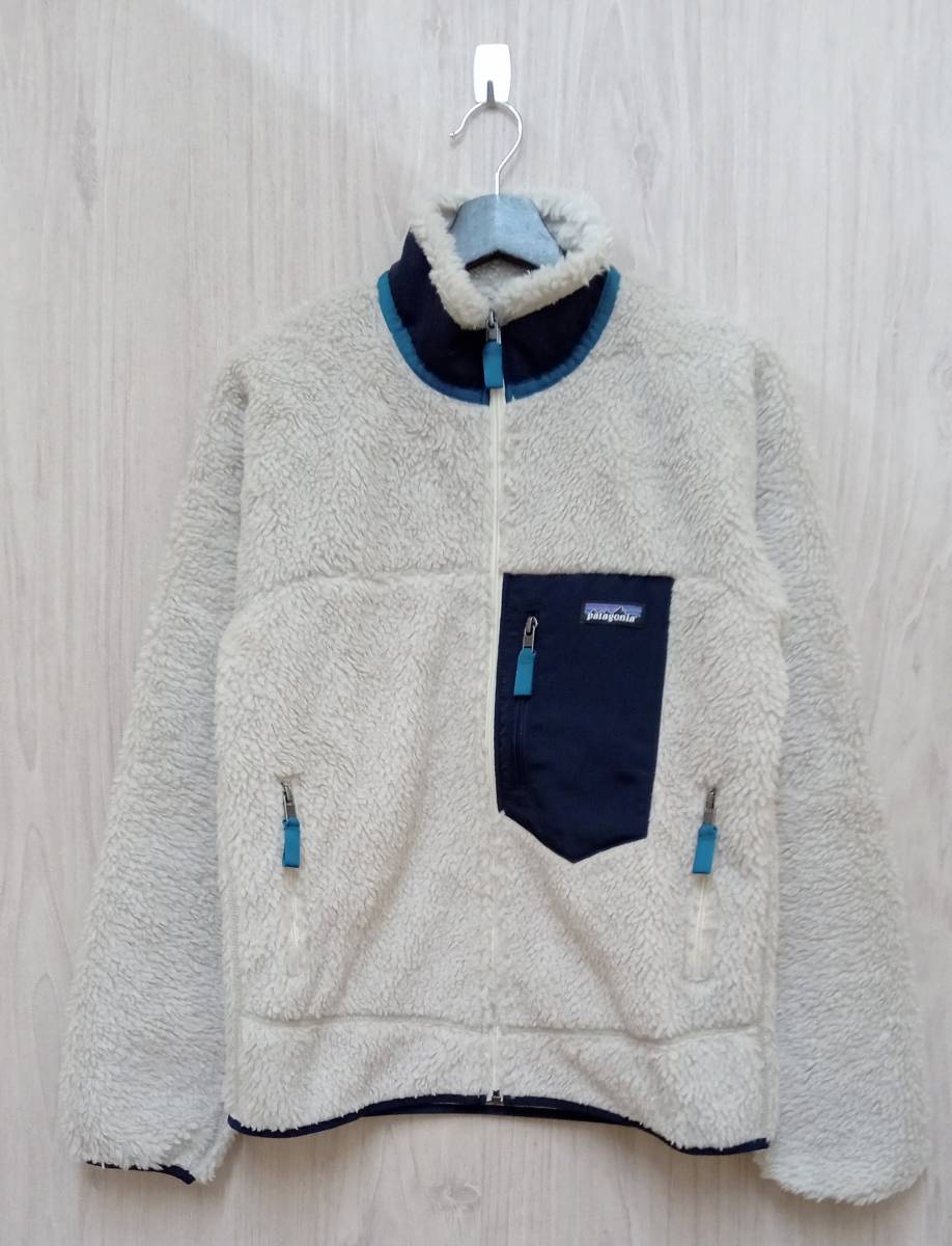 patagonia/パタゴニア/フリース/23056/CLASIC RETRO-X JACKET/ナチュラル×ブルー系/Sサイズ