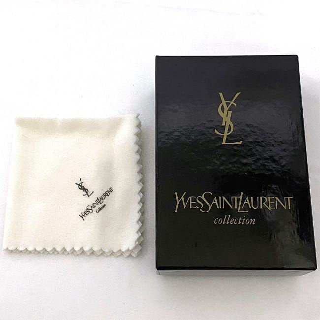 イヴ サンローラン ブローチ ゴールド 美品 ロゴ YSL GP 中古 YVES SAINT LAURENT ヴィンテージ_画像6