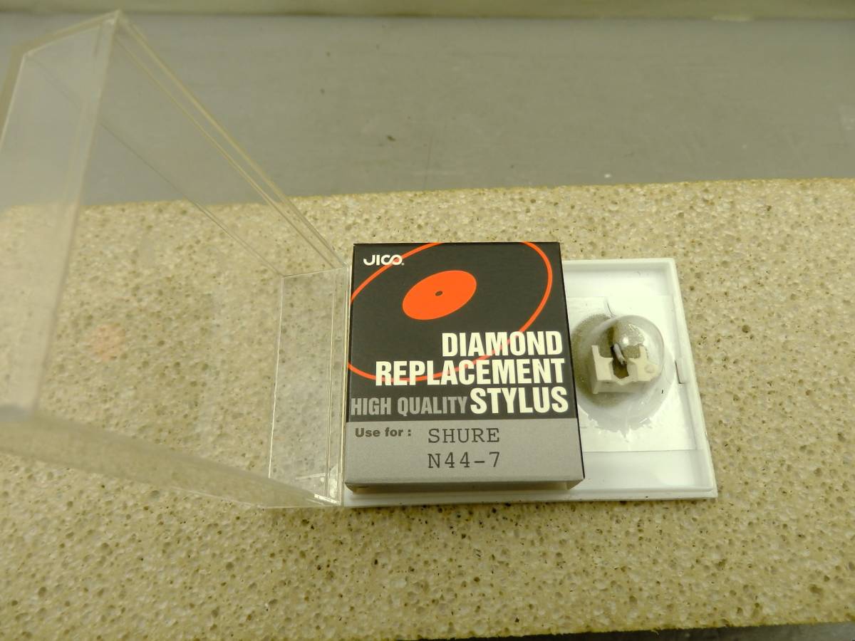 JICO DIAMOND REPLACEMENT STYLUS SHURE N44-7 レコード針 約18.6g 現状品 売り切り_画像8