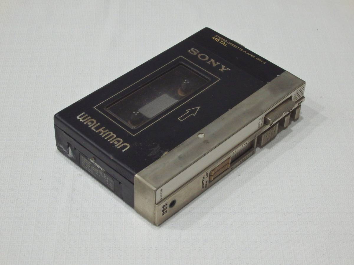 SONY Walkman WM-3　カセットプレーヤー＋専用ケース　◆通電OK_画像4