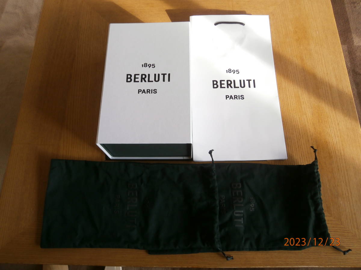 BERLUTI ベルルッティ　ロレンツィオ　リミニ　カンガルーレザー　ローファー　インクブルー　7.5サイズ　極美品_画像10