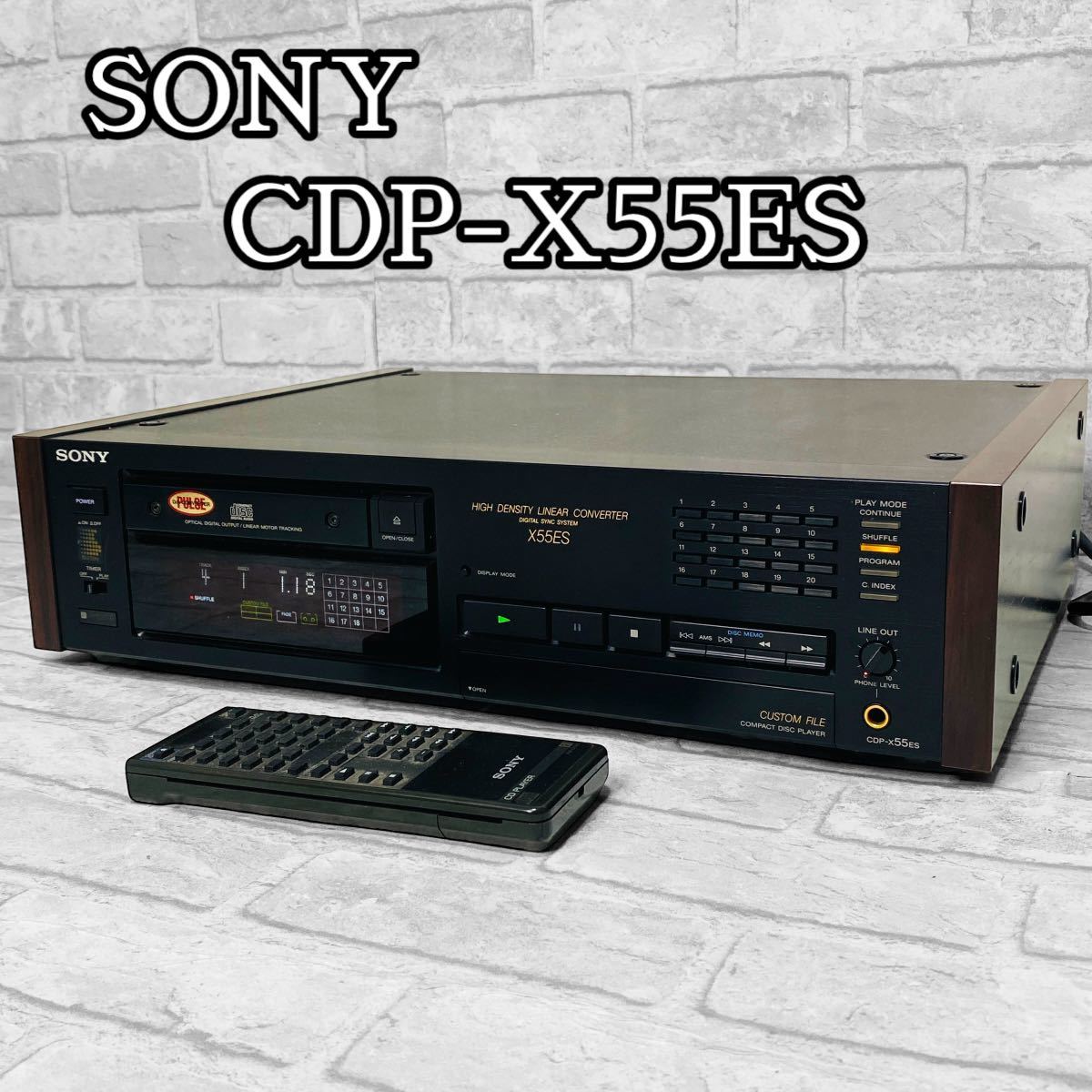 SONY CDP-X55ES CDデッキ CDプレイヤー_画像1