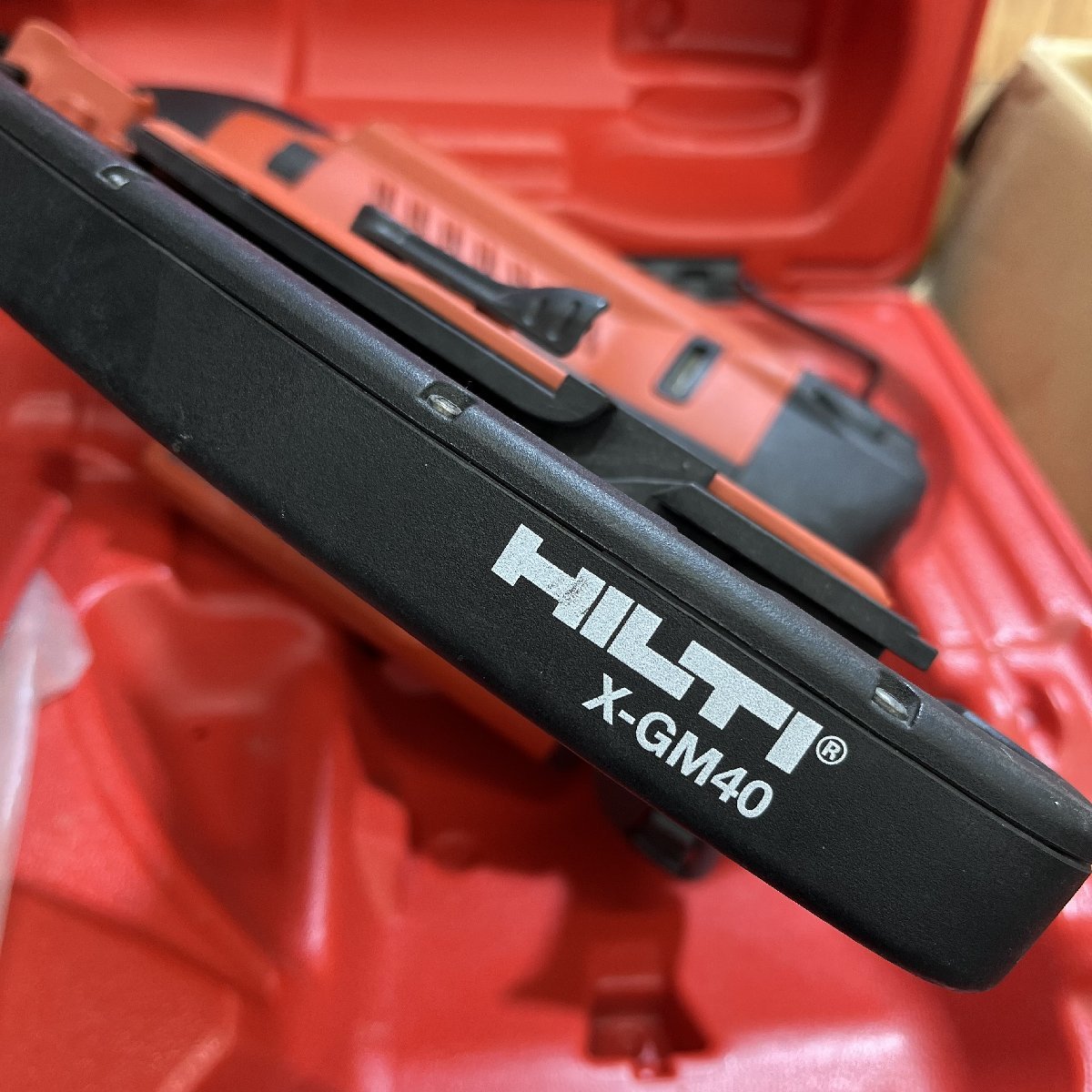 【現状品】〇ヒルティ(HILTI) ガス式鋲打機 GX100 ケース付き おまけピン付き ガス無し_画像5