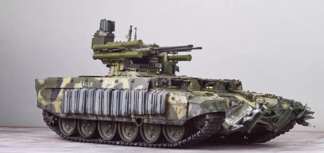 1/35 ロシア連邦軍 BMPT 火力支援戦車 組立塗装済完成品_画像1
