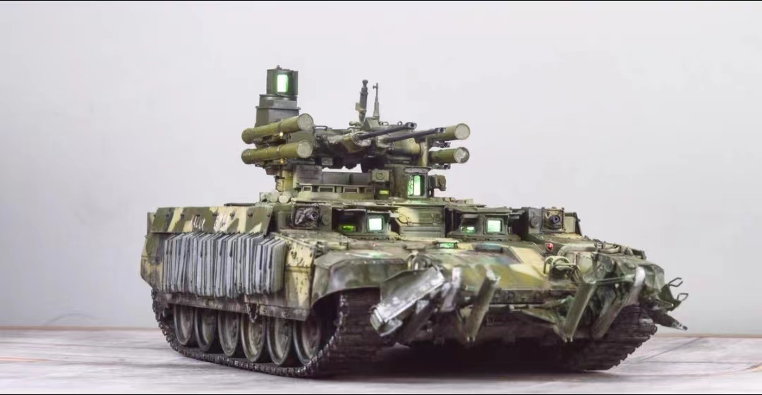 1/35 ロシア連邦軍 BMPT 火力支援戦車 組立塗装済完成品_画像2