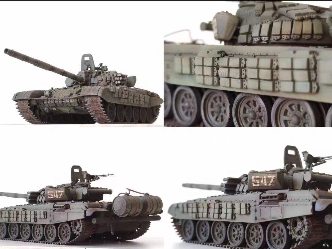 1/35 ロシア 主力戦車 T-72B1 組立塗装済完成品_画像2