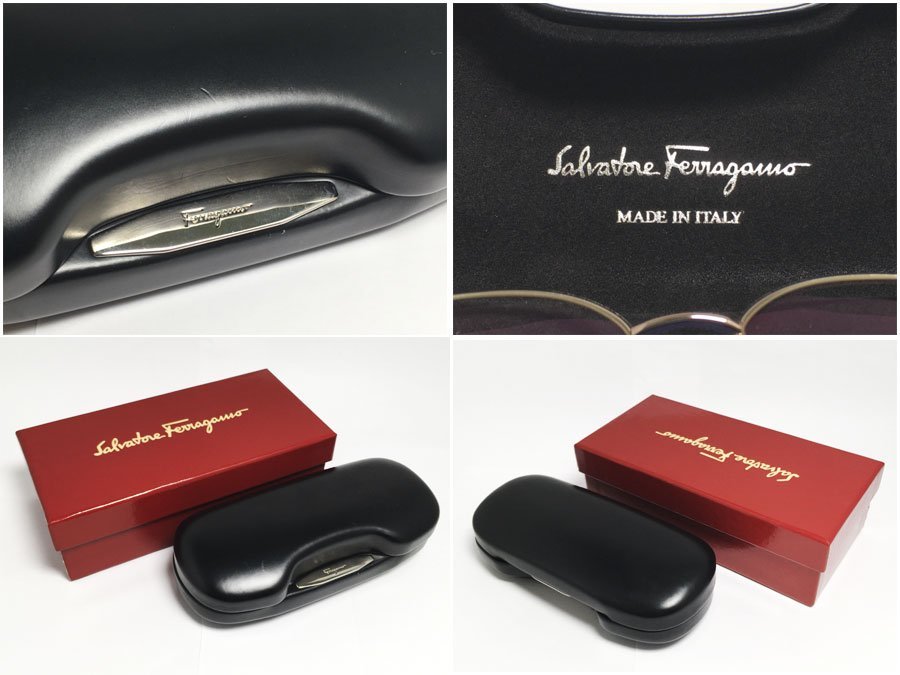 ☆中古☆Salvatore Ferragamo サルヴァトーレ・フェラガモ 老眼鏡 リーディンググラス TITANIO チタン 1572T 645 52ロ16 135 レディース_画像10