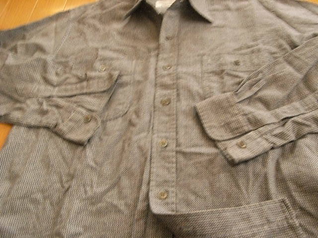 タケオキクチ　かっこいい長袖ドレスシャツ　グレー　サイズ２（M程度）