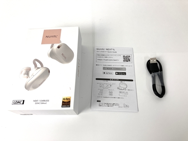 NUARL ヌアール NEXT 1 EARBUDS 完全ワイヤレスイヤホン 中古 Y8319776_画像2