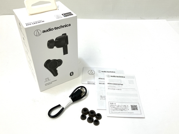 audio-technica オーディオテクニカ ATH-CKR70TW 完全ワイヤレスイヤホン 中古 Y8319775_画像2