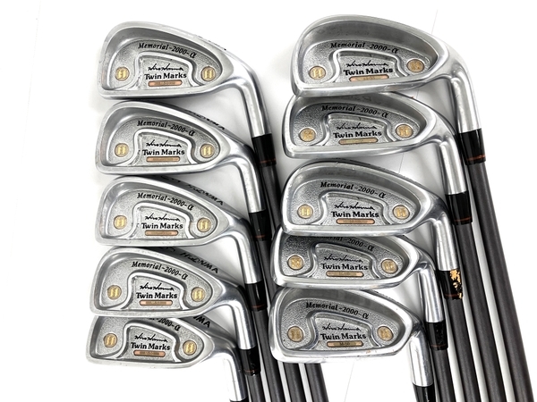 HONMA Twin Marks Memorial 2000 a 3-11.SW 10本セット DORIC TITANIUM アイアンセット ゴルフクラブ 中古 Y8297434_画像1