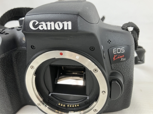 CANON EOS kiss X8i 18-55mm 55-250mm ダブル レンズ キット 一眼レフ カメラ キャノン 中古 N8295582_画像5