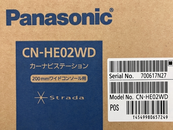 Panasonic CN-HE02WD Strada ストラーダ カーナビ ステーション パナソニック 未使用 Y8310198_画像4