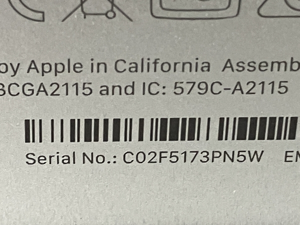 Apple MXWV2J/A iMac Retina 5K 27インチ 2020 i7-10700K 8GB SSD512GB Monterey 一体型パソコン 中古 M8236102_画像9