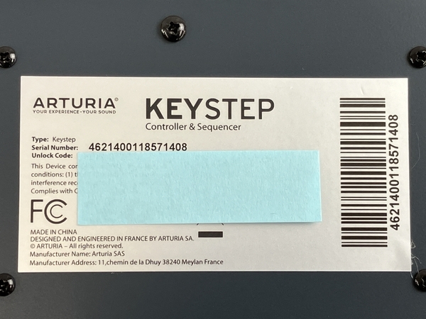 ARTURIA KEYSTEP CONTROLLER SEQUENCER キーボード シーケンサー 音響 中古 美品 N8323178_画像8