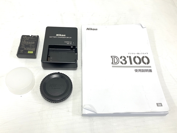 Nikon D3100 デジタル一眼レフカメラ AF-S 18-55mm レンズ セット 中古 T8291991_画像2