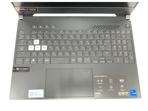 ASUS TUF Gaming F15 FX507ZC4 i7-12700H 16 GB SSD 512GB RTX 3050 Laptop 15.6型 ノートパソコン PC 中古 M8259709_画像5