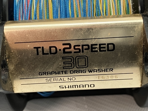 SHIMANO TLD 2speed TDL-2speed 30 船用リール シマノ 釣具 中古 C8322995_画像10