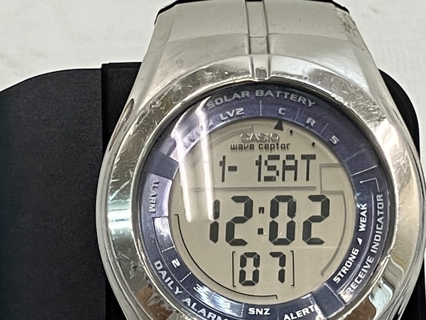 【1円】CASIO WV-100J 腕時計 ソーラー 時計 カシオ ジャンク C7849278_画像3