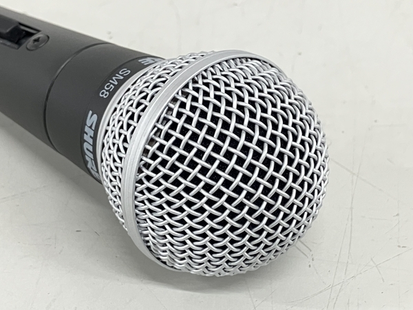 SHURE SM58 ダイナミックマイクロホン E.D.GEAR OFC NOISELESS CABLE シールドケーブル 3m ケーブル付き 中古 K8331726_画像4