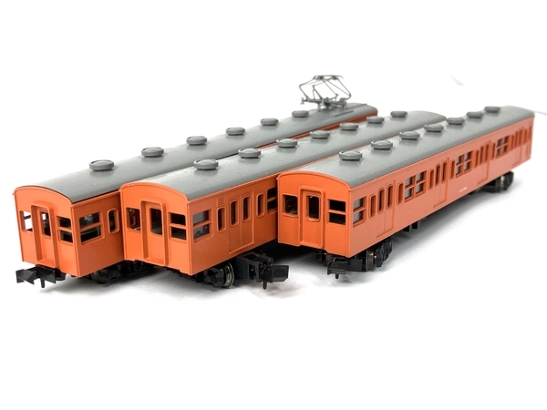 【1円】KATO 10-036 通勤電車 103系 KOKUDEN-002 オレンジ 3両セット 鉄道模型 N ジャンク Y8159695_画像1