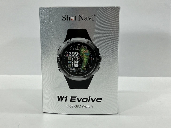 ShotNavi W1 Evolve GPS ゴルフ ナビ ゴルフ ウォッチ ショットナビ 中古 W8321100_画像6