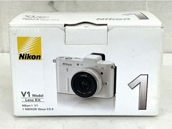 Nikon 1 V1 ミラーレス一眼カメラ レンズキット ホワイト 訳あり T8308894_画像3