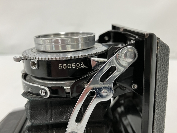 KONISHIROKU 小西六 Pearl II DURAX-S Hexer 1:3.5 f=75mm 蛇腹カメラ カメラ アンティーク ジャンク H8339840_画像8