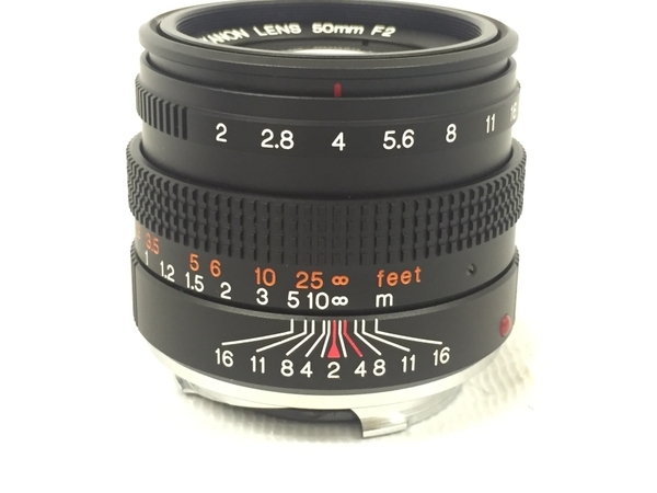 KONICA コニカ M-HEXANON LENS 50mm F2 カメラ レンズ 中古 G8341602_画像3