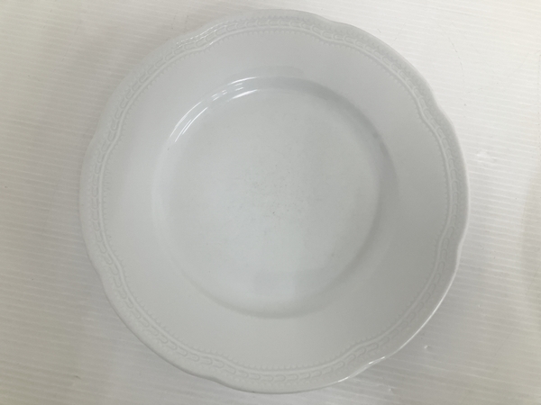 Richard Ginori ベッキオホワイト プレート 4枚 セット 食器 皿 リチャード ジノリ 中古 O8343686_画像2