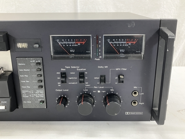 SANSUI SC-77 カセットデッキ サンスイ ステレオ オーディオ 音響機材 ジャンク W8296995_画像8