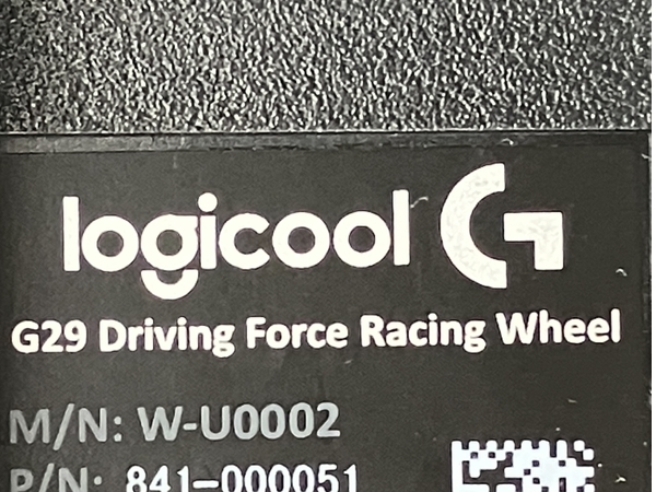 Logicool ロジクール G29 ハンドル コントローラー セット レース ゲーム 周辺機器 中古 M8321937_画像7