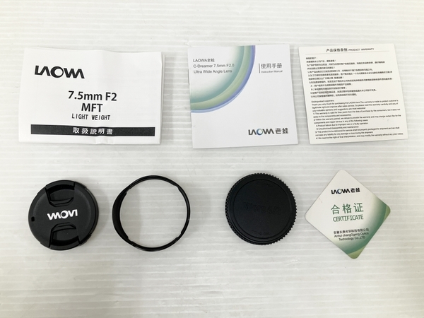 LAOWA C-Dreamer 7.5mm f2 MFT 単焦点 マイクロフォーサーズ レンズ ラオワ 中古 O8332233_画像2