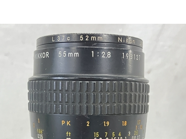 Nikon EM ボディ Nikon Micro-NIKKOR 55mm 1:2.8 レンズセット フィルムカメラ ニコン ジャンク W8312812_画像7
