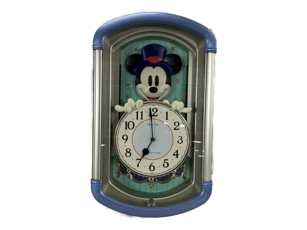 SEIKO FW505L Disney Time からくり時計 ミッキー 置き時計 セイコー ジャンク W8353997_画像1